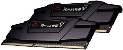 Оперативная память G.Skill Ripjaws V Black DDR4 64GB (2x32GB) 3200MHz CL16 Kit F4-3200C16D-64GVK