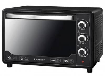 Духовка Liberton LEO-480   Black  Mirror