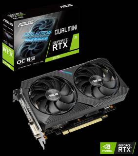 Видеокарта ASUS Dual GeForce RTX 2070 MINI OC edition 8GB DUAL-RTX2070-O8G-MINI