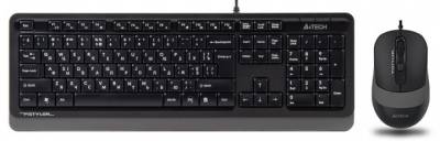 Набор A4Tech Fstyler Sleek Multimedia Comfort F1010 Black/Grey