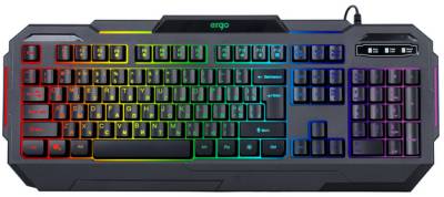 Клавиатура Ergo KB-680 ENG/RUS/UKR Black