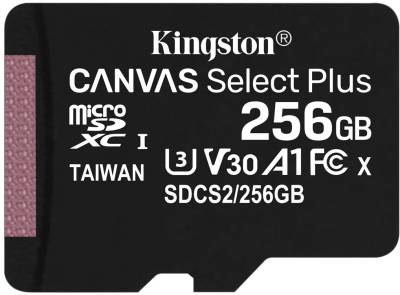 Карта памяти Kingston Canvas Select Plus microSDXC 256GB SDCS2/256GBSP