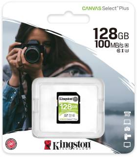 Карта памяти Kingston Canvas Select Plus SDXC 128GB SDS2/128GB