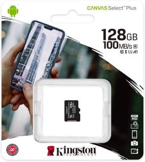 Карта памяти Kingston Canvas Select Plus microSDXC 128GB SDCS2/128GBSP