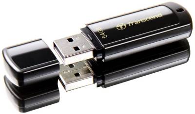 Флеш-память USB Transcend JetFlash 350 64GB Black USB 2.0 TS64GJF350-1