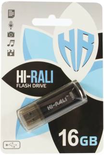 Флеш-память USB HI-RALI Stark series 16GB Black USB 2.0 HI-16GBSTBK