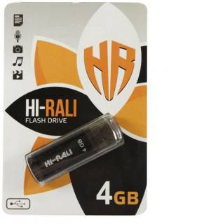 Флеш-память USB HI-RALI Stark series 4GB Black USB 2.0 HI-4GBSTBK