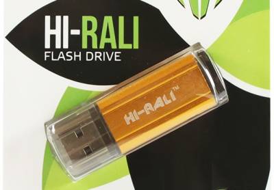 Флеш-память USB HI-RALI Stark series 4GB Gold USB 2.0 HI-4GBSTGD