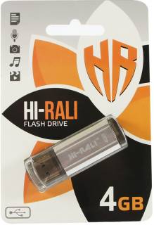 Флеш-память USB HI-RALI Stark series 4GB Silver USB 2.0 HI-4GBSTSL