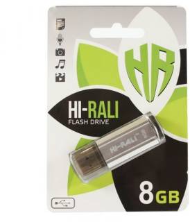 Флеш-память USB HI-RALI Stark series 8GB Silver USB 2.0 HI-8GBSTSL