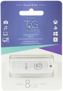 Флеш-память USB T&G 011 Classic series 8GB White USB 2.0 TG011-8GBWH