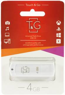 Флеш-память USB T&G 011 Classic series 4GB White USB 2.0 TG011-4GBWH