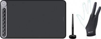 Графический планшет Huion Inspiroy Dial Q620M (+ перчатка)