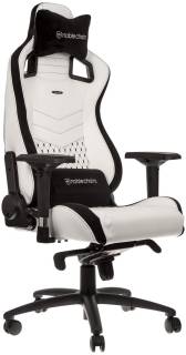 NOBLECHAIRS EPIC White/Black NBL-PU-WHT-001 / GAGC-085