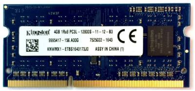 Оперативная память Kingston So-Dimm DDR3 4GB 1600MHz CL11 KNWMX1-ETB