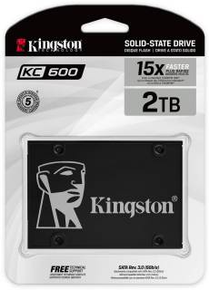 Внутренний HDD/SSD Kingston KC600 2TB 3D TLC SKC600/2048G