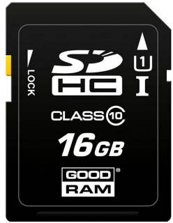 Карта памяти Goodram SDHC 16GB UHS-I Class 10 S1A0-0160R12