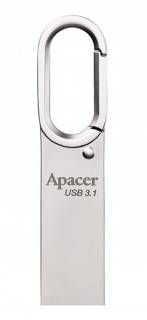 Флеш-память USB Apacer AH15E 64GB Metal silver USB 3.1 AP64GAH15ES-1