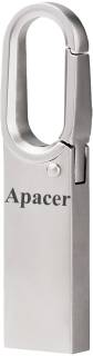 Флеш-память USB Apacer AH13E 64GB Metal silver USB 2.0 AP64GAH13ES-1