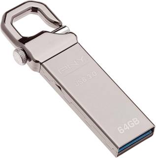 Флеш-память USB PNY Hook 64GB Silver USB 3.0 FDU64GBHOOK30-EF