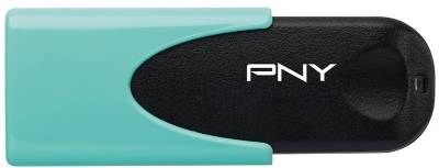 Флеш-память USB PNY Attache 4 32GB Pastel Aqua USB 2.0 FD32GATT4PAS1KA-EF