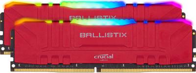 Оперативная память Crucial Ballistix RGB Red DDR4 32GB (2x16GB) 3600MHz CL16 Kit BL2K16G36C16U4RL