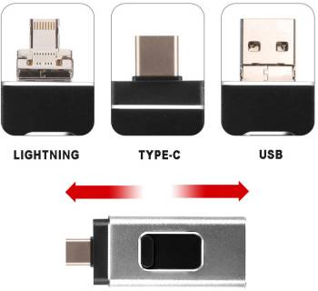 Флеш-память USB UFT Flash 32GB USB Type A + Type C + Lightning UFTFD32