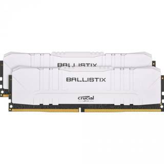 Оперативная память Crucial Ballistix White DDR4 32GB (2x16GB) 3200MHz CL16 Kit BL2K16G32C16U4W