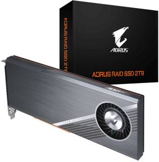 Внутренний HDD/SSD Gigabyte AORUS RAID SSD 2TB (4x512GB) NVMe 1.3 PCIe 3.0 x8 3D TLC GP-ASACNE2200TTTDA