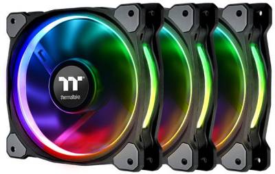 Вентилятор Thermaltake Riing Plus 12 RGB Radiator Fan TT Premium Edition 3-Fan Pack (CL-F053-PL12SW-A)