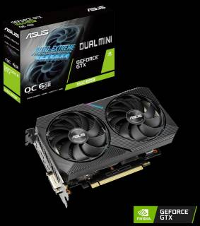 Видеокарта ASUS Dual GeForce GTX 1660 SUPER MINI OC edition 6GB DUAL-GTX1660S-O6G-MINI