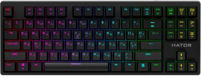 Клавиатура HATOR Rockfall Evo TKL Kailh Optical USB Black HTK-630