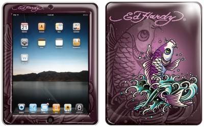 Ed Hardy Plum iPad Skin IPS10A07