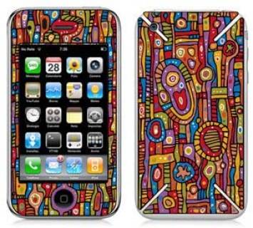 Bodino Organic Pattern by Ulrike Vater iPhone 4 Skin 70073