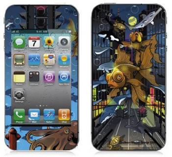 Bodino Crosstown Traffic by Wesly George Gibs iPhone 4 Skin 70066