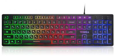 Клавиатура Vinga KB410 USB black KB410 black