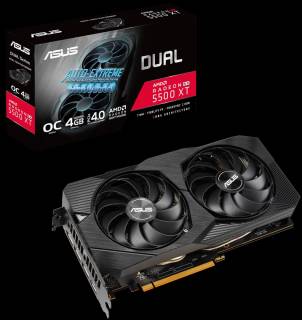 Видеокарта ASUS Dual Radeon RX 5500 XT EVO 4GB DUAL-RX5500XT-O4G-EVO