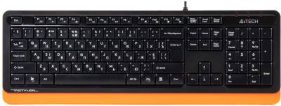 Клавиатура A4Tech Fstyler Sleek MMedia Comfort FK10 Black/Orange FK10 Orange