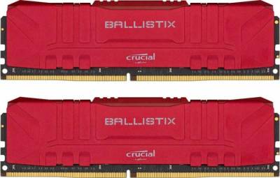 Оперативная память Crucial Ballistix Red DDR4 64GB (2x32GB) 3200MHz CL16 Kit BL2K32G32C16U4R