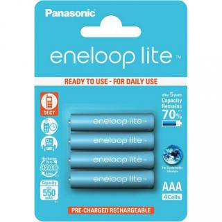 Аккумулятор Panasonic Eneloop Lite AAA 550 4BP mAH NI-MH BK-4LCCE/4BE