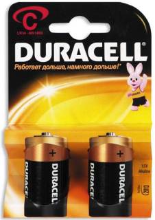 Батарейка Duracell Basic C/LR14 BL 2 шт 81545437