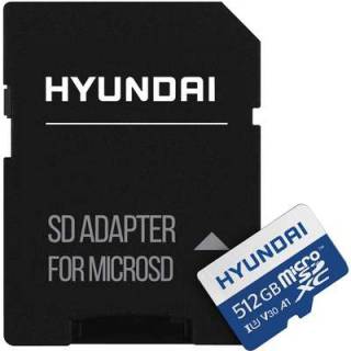 Карта памяти Hyundai microSDXC 512GB + adapter SDC512GU3