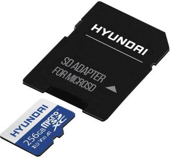 Карта памяти Hyundai microSDXC 256GB + adapter SDC256GU3
