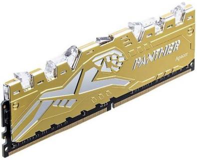 Оперативная память Apacer Panther Rage RGB Silver Golden DDR4 16GB 2666MHz CL16 EK.16G2V.GQM