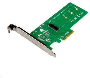 Аксессуар Maiwo Контроллер M.2 PCIe M-key SSD 22*42mm, 22*60mm, 22*80mm to PCI-E, full profile bracket KT016