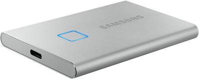 Внешний HDD Samsung Portable SSD T7 TOUCH 2TB Silver USB 3.2 MU-PC2T0S/WW
