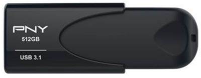 Флеш-память USB PNY Attache 4 512GB Black USB 3.1 FD512ATT431KK-EF