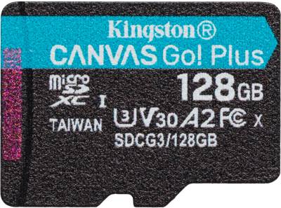 Карта памяти Kingston Canvas Go Plus microSDXC 128GB SDCG3/128GBSP