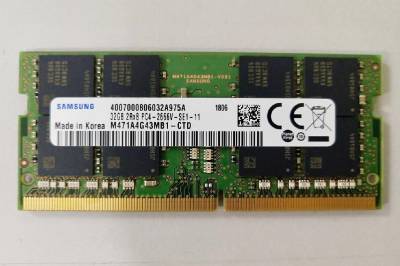 Оперативная память Samsung So-Dimm Original DDR4 32GB 2666MHz CL19 M471A4G43MB1-CTD
