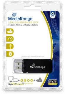 Картридер MediaRange CardReader Black USB 2.0 MRCS506